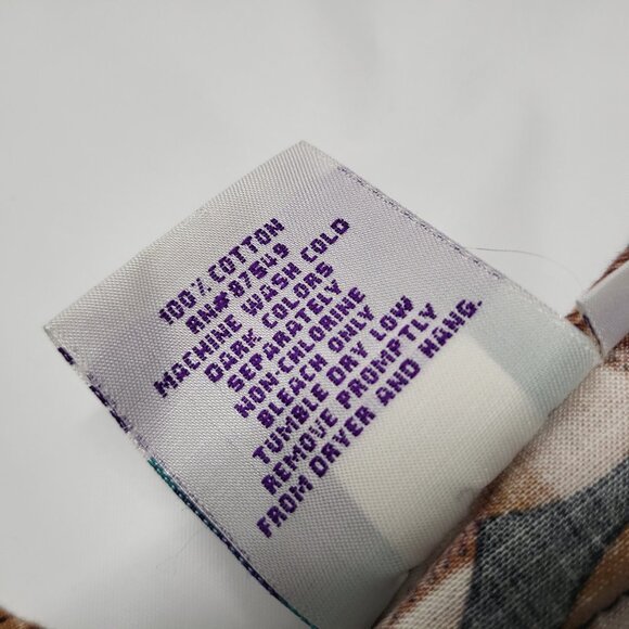 Vintage SCRUBS Medical Top Baseball Print Short Sleeve Relaxed Fit Cotton - Picture 5 of 11